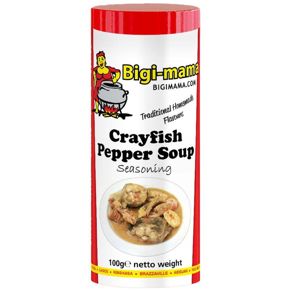 Crayfish Pepper Soup Seasoning Powder Bigi Mama 12 x 100 gr.