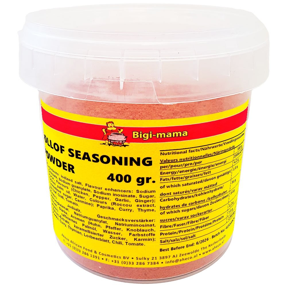 Jollof Classic Seasoning Powder Jar 1 x 400 gr.