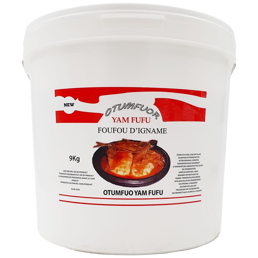 Yam Fufu Otumfour Bucket 1 x 9 kg.