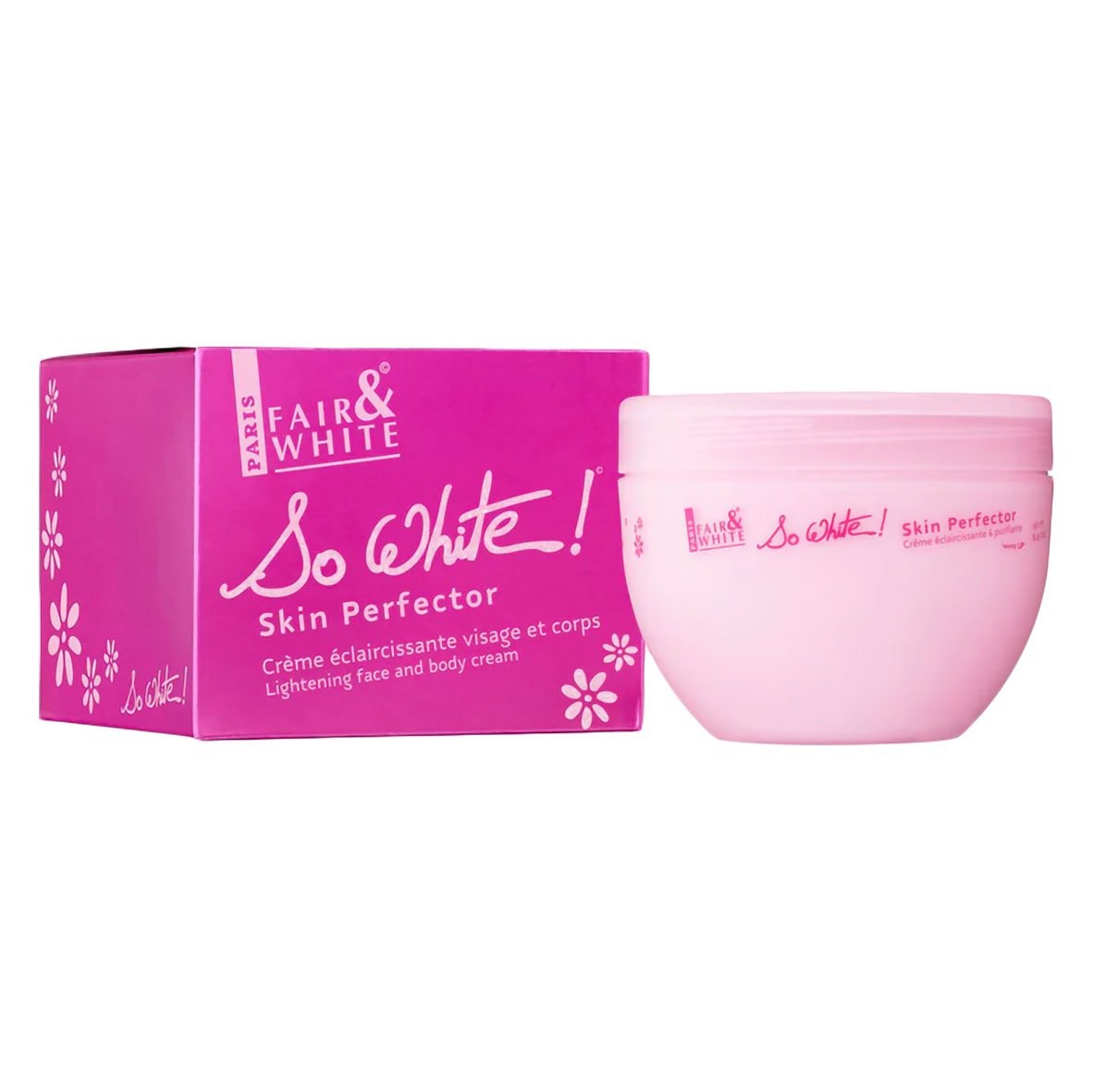 So White! F&W Skin Perfector Cream Jar 250 ml.