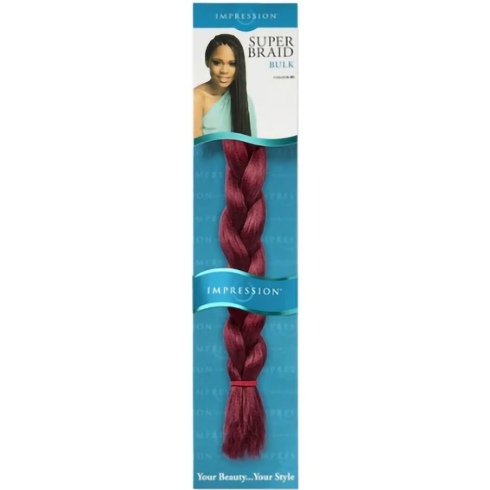 Impression Super Braid Colour Burgundy.