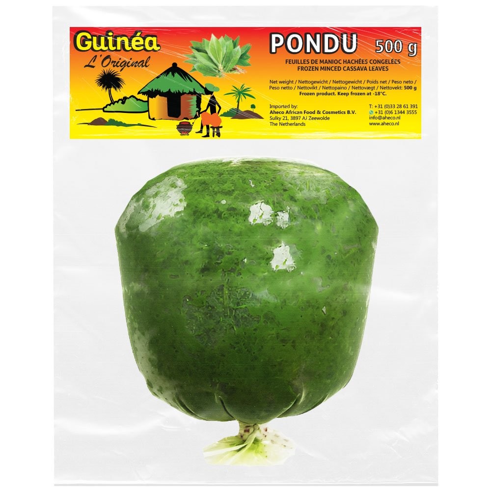 Pondu* Cassave Leaf - Guinéa L'Original 30 x 500 gr.