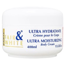 Fair & White Ultra Moisturizing Body Cream White Jar 400 ml.