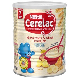Cerelac Wheat & Mixed Fruits/Milk 24 x 400 gr.