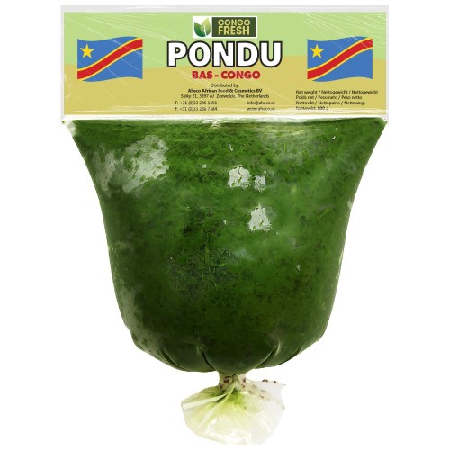 Pondu* Cassave Leaf - Congo Fresh - Saka Saka 20 x 500 gr.