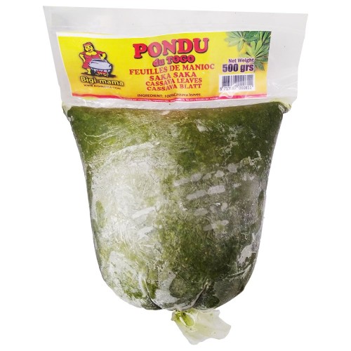 Pondu* Cassave Leaf - du Togo Bigi Mama 20 x 500 gr.