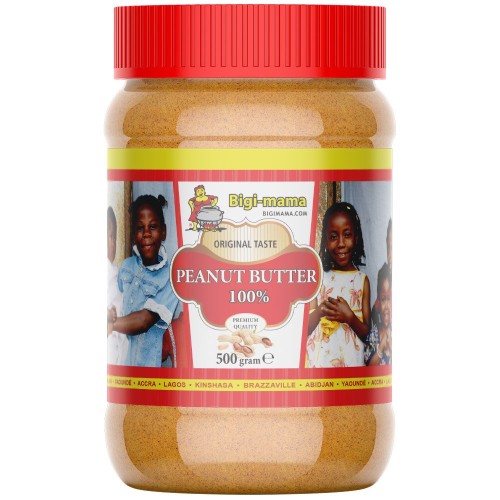 Peanutbutter Bigi Mama No Sugar Added 12 x 500 gr.