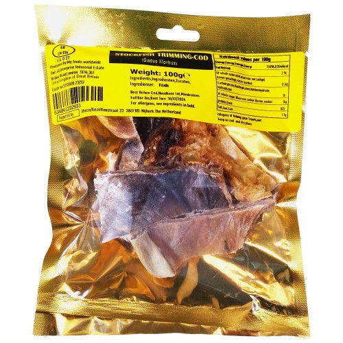 Stockfish Cod Belly/Trimming - Bigi Mama 10 x 100 gr.