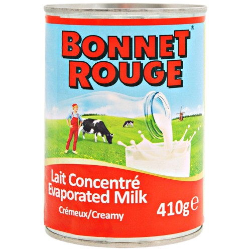 Bonnet Rouge Evaporated Milk 24 x 410 gr.