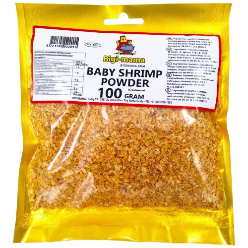 Crayfish Baby Shrimp Powder - Bigi Mama 10 x 100 gr.