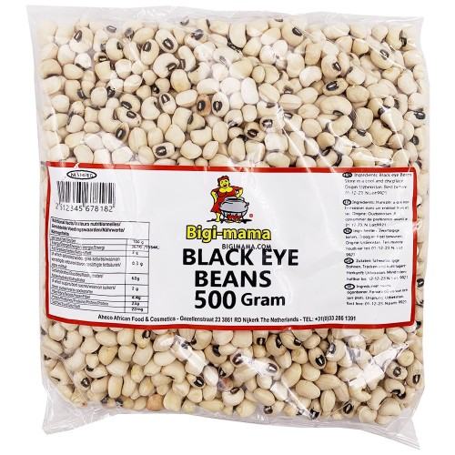 Beans Black Eye African Bigi Mama 20 x 500 gr.