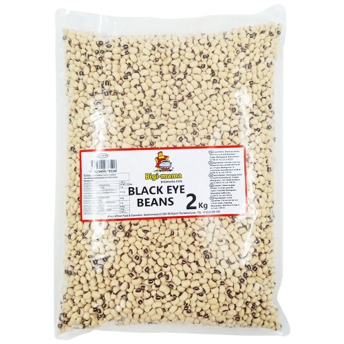 Beans Black Eye African Bigi Mama 5 x 2 kg.