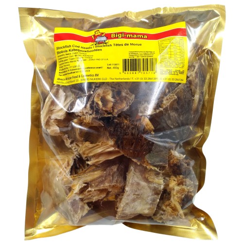 Stockfish Cod Heads - Bigi Mama 8 x 400 gr.