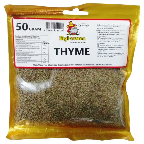 Thyme Dried Bigi Mama 20 x 50 gr.