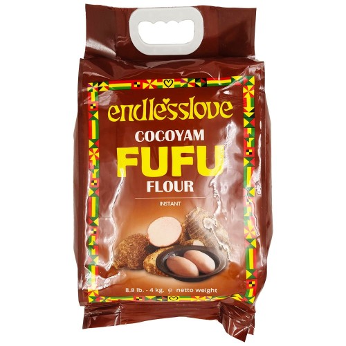 Fufu Cocoyam - Endlesslove Big Bags 4 x 4 kg.