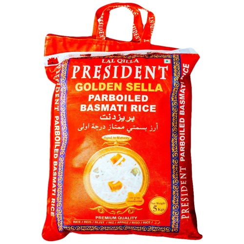 Rice Basmati Parboiled President 4 x 5 kg.