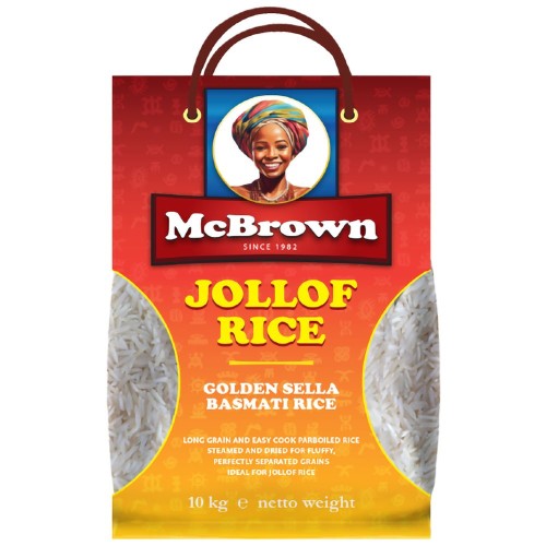Rice Basmati Parboiled Sella Jollof McBrown 2 x 10 kg.