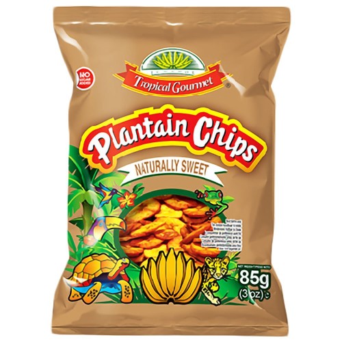 Plantain Chips Tropical Gourmet Sweet 20 x 85 gr.