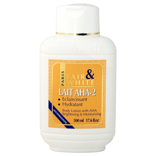 Fair & White Lait AHA-2 Eclaircissant 500 ml.