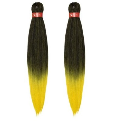 X-Pression UB 2x Pre-Streched Colour T1B/Yellow.