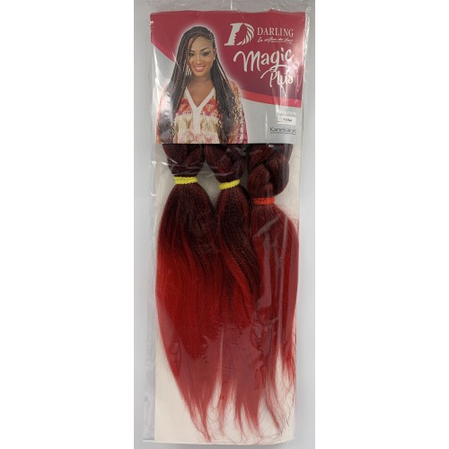 Darling Magic Plus T Braid Pre-Streched Colour T2/Red.
