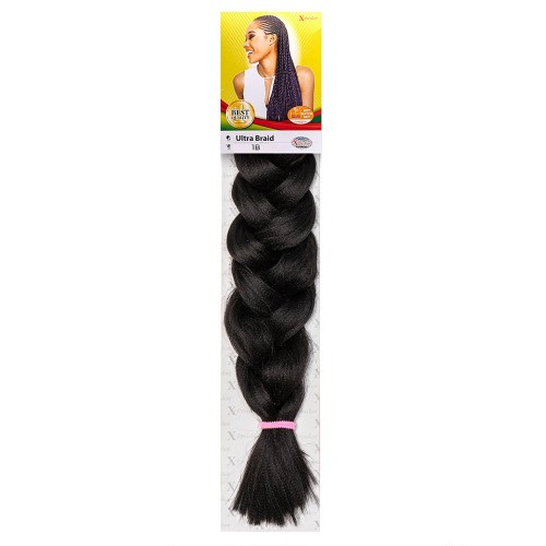 X-Pression Ultra Braid Colour 1B.