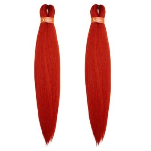 X-Pression UB 2x Pre-Streched Colour Red.