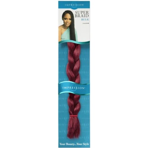 Impression Super Braid Colour Burgundy.