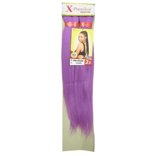 X-Pression UB 2x Pre-Streched Colour Lavender.