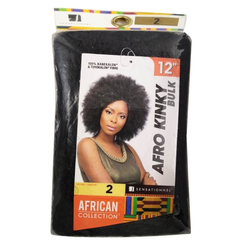African Collection Afro Kinky Bulk 12'' Colour 2.