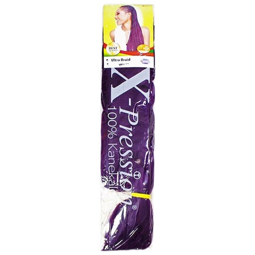 X-Pression Ultra Braid Colour Violet.
