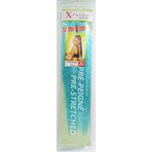 X-Pression UB 2x Pre-Streched Colour Psmint.