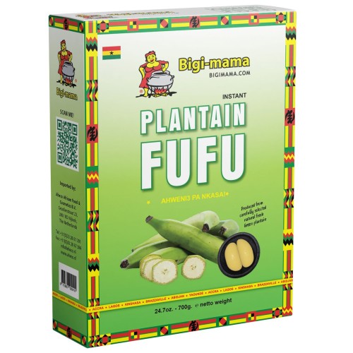 Fufu Plantain - Bigi Mama 12 x 700 gr.