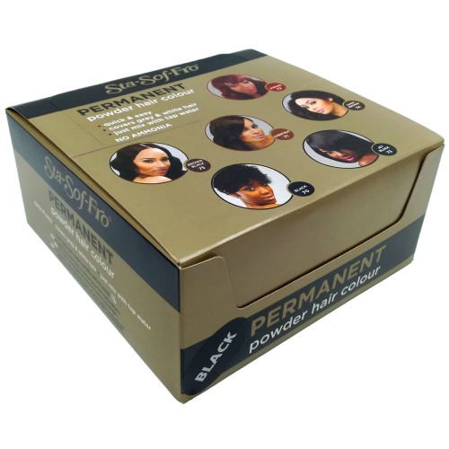 Sta-Sof-Fro Powder 70 Dye Black 18 x 8 gr.